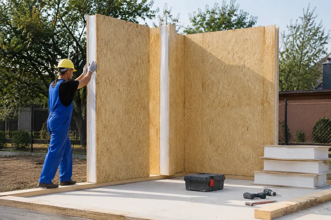 Structural insulated panel construction for an energy efficient custom home in Rochester MN